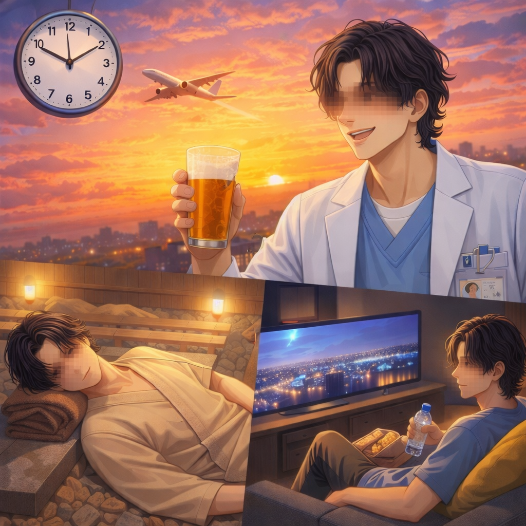 疲れた日のアフター6（予定がない日）